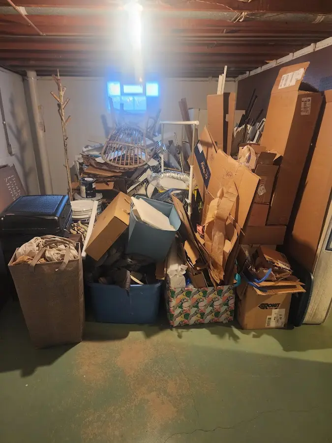 Roll-off dumpster container at job site for Construction Dumpster Rental in Winslow